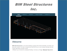 Tablet Screenshot of bimsteelstructures.com